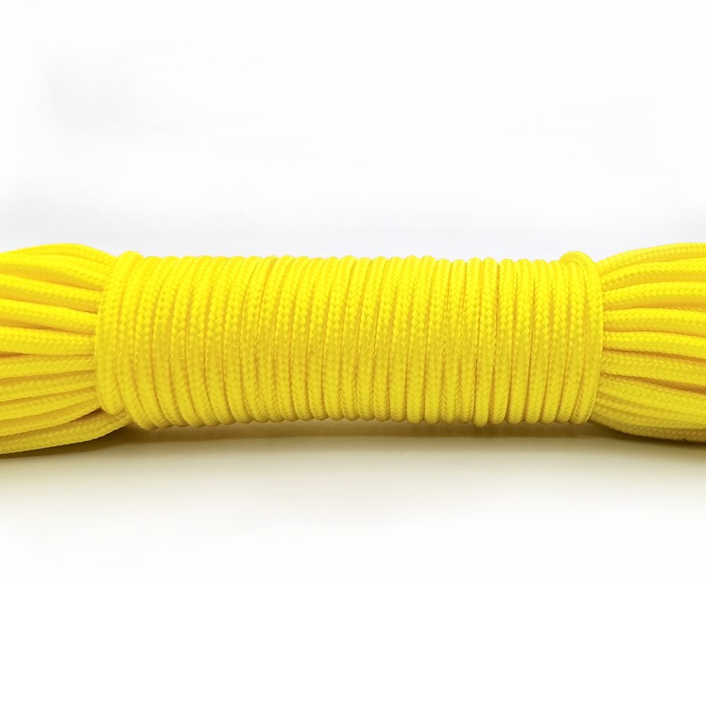 328ft 3mm solidna linka spadochronowa lina Mil Spec typ jeden Strand wspinaczka Camping sprzęt do survivalu Paracord: 9 / 100m