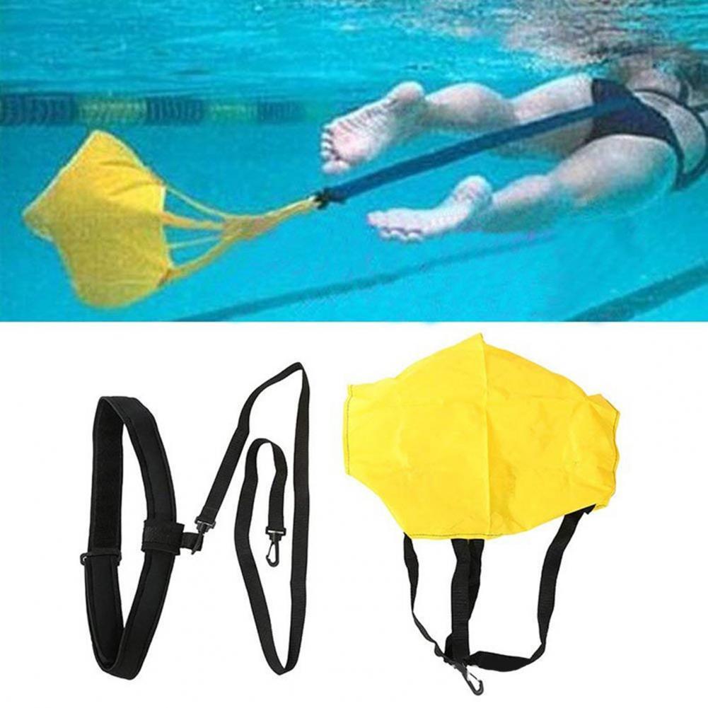 Banda de resistencia de natación, bolsa de agua de cuerda de remolque, rally de tracción de resistencia, paracaídas de resistencia de cuerda elástica, accesorios de natación