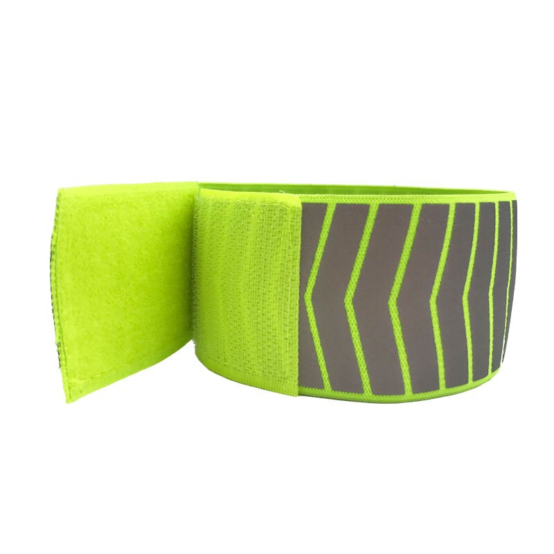 Safety Reflective Arm Wrist Band Belt Strap Sports Night Running Cycling Reflective Arm Band: Default Title