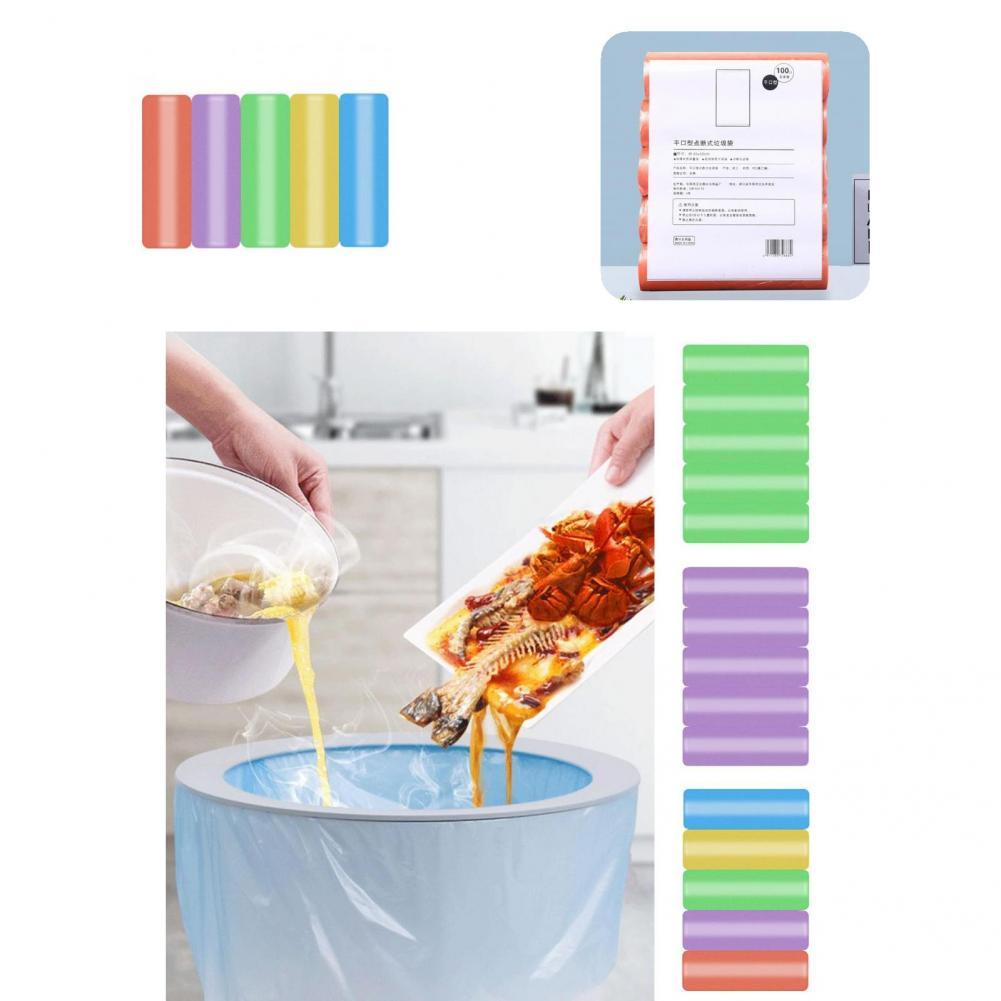 Afval Zak Wegwerp 7 Kleuren Grote Capaciteit Wegwerp Plastic Vuilnis Afval Tas Verwijdering Vuilniszak 5 Rolls/Tas