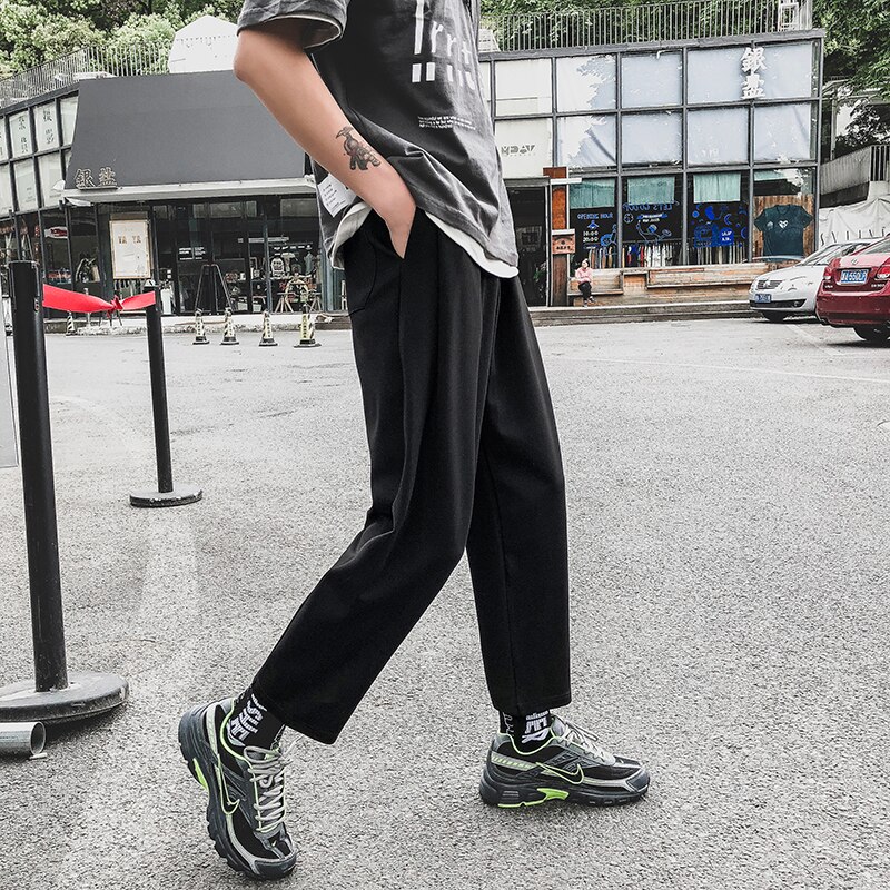 Pantalones de hombre Streetwear estilo coreano de – Grandado
