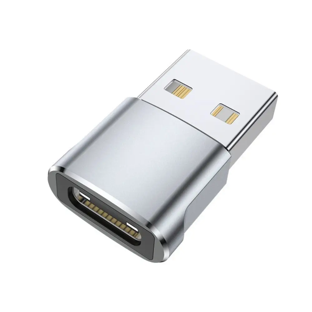 USB 2.0 Type C USB Male Adapter Black Aluminium USB-C Male OTG Converter Mini Metallic colours for Type-C Port: Orange