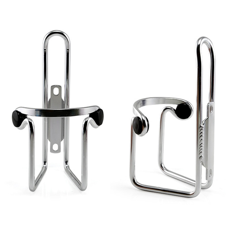 1pc Universal- dauerhaft Aluminium Legierung MTB Wasser Flasche Gestell Tasse Getränk Käfig Halter Radfahren Fahrrad Berg Fahrrad Getränk Halter: Weiß