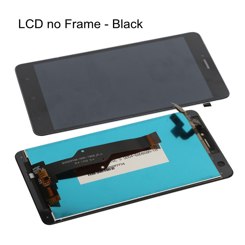 Lcd Voor Redmi Note 4X Lcd Met Frame Touch Screen Vervanging Op Voor Redmi Note 4 Global Versie Snapdragon 625 Lcd: black no frame