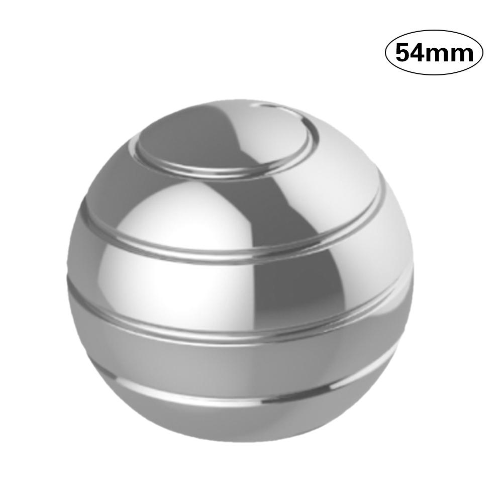 38/45/54mm Desktop Decompression Rotating Spherical Gyroscope Kinetic Desk Toy Metal Gyro Optical Illusion Flowing Finger Toy: 12