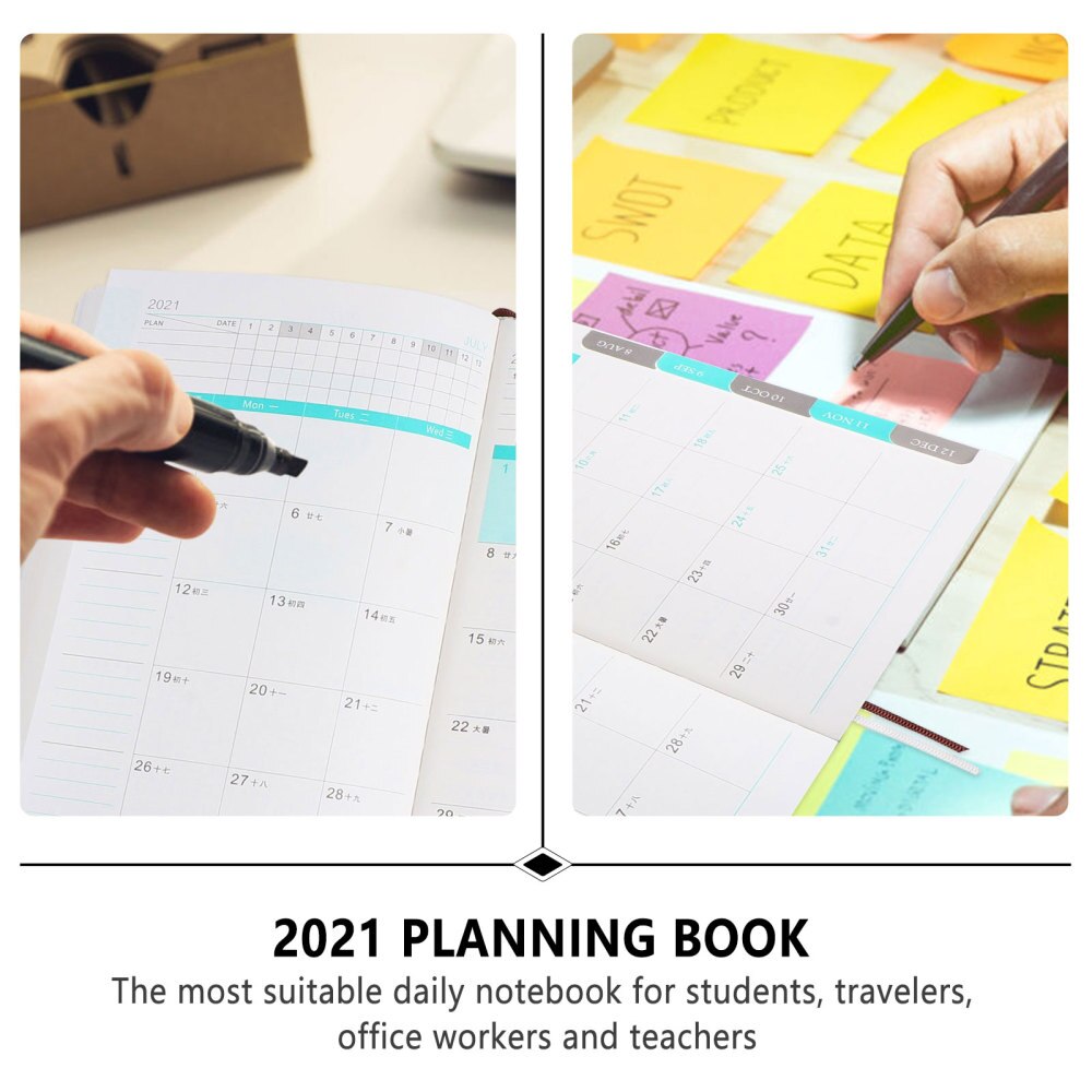 Plan Notebook Schedule Book Plan Book Planning Notebook for Daily Use