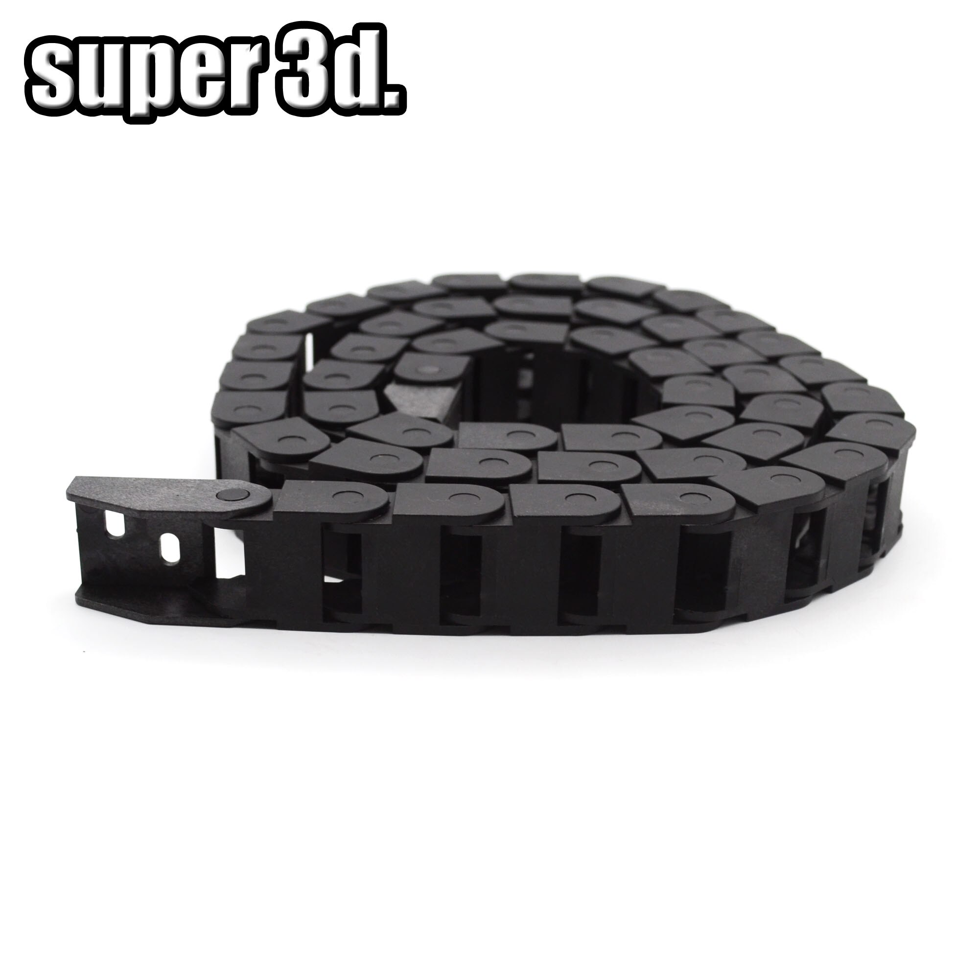 1pcs Plastic Towline Drag cable Chain 10x15mm Wire Wrapping band Wiring ducts Router for 3D printer CNC machine Transmission