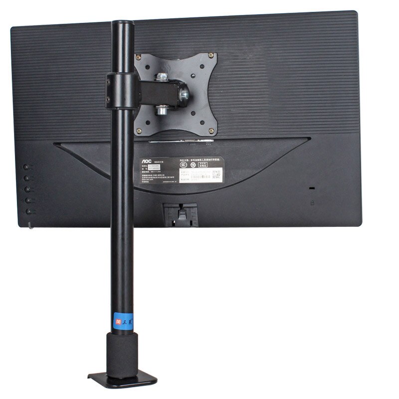 14-27 inch Screen Monitor Holder 360 Rotate Monitor Stand Tilt Swivel Desktop Monitor Mount Articulated Arm 0-6.5kg XJ07/XJ800