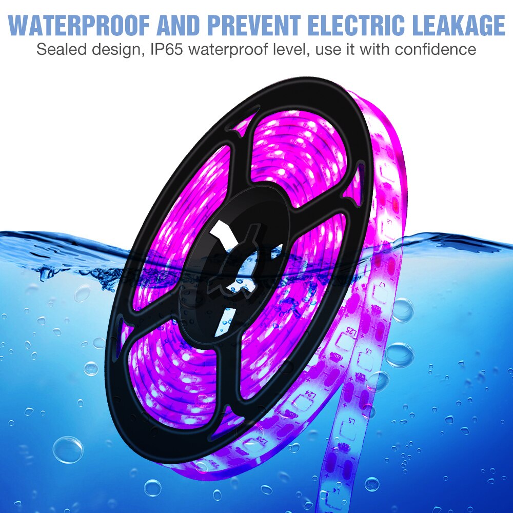 Led Volledige Spectrum Plant Lamp 5V Usb Licht Groeien Strip 0.5M 1M 2Mm 3M Kas hydrocultuur Voor Bloem Zaden Groei Verlichting 2835