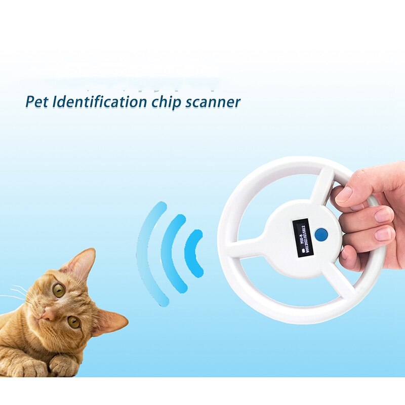 Digital Animal Pet Microchip ID Reader ISO Chip Transponder 134.2 Khz Portable OLED Pet Dog Cat Pet Microchip Scanner