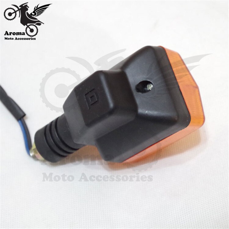dirt pit bike orange lens motorbike indicator moto flashers for honda CBT125 CL125 motorcycle turn signal light
