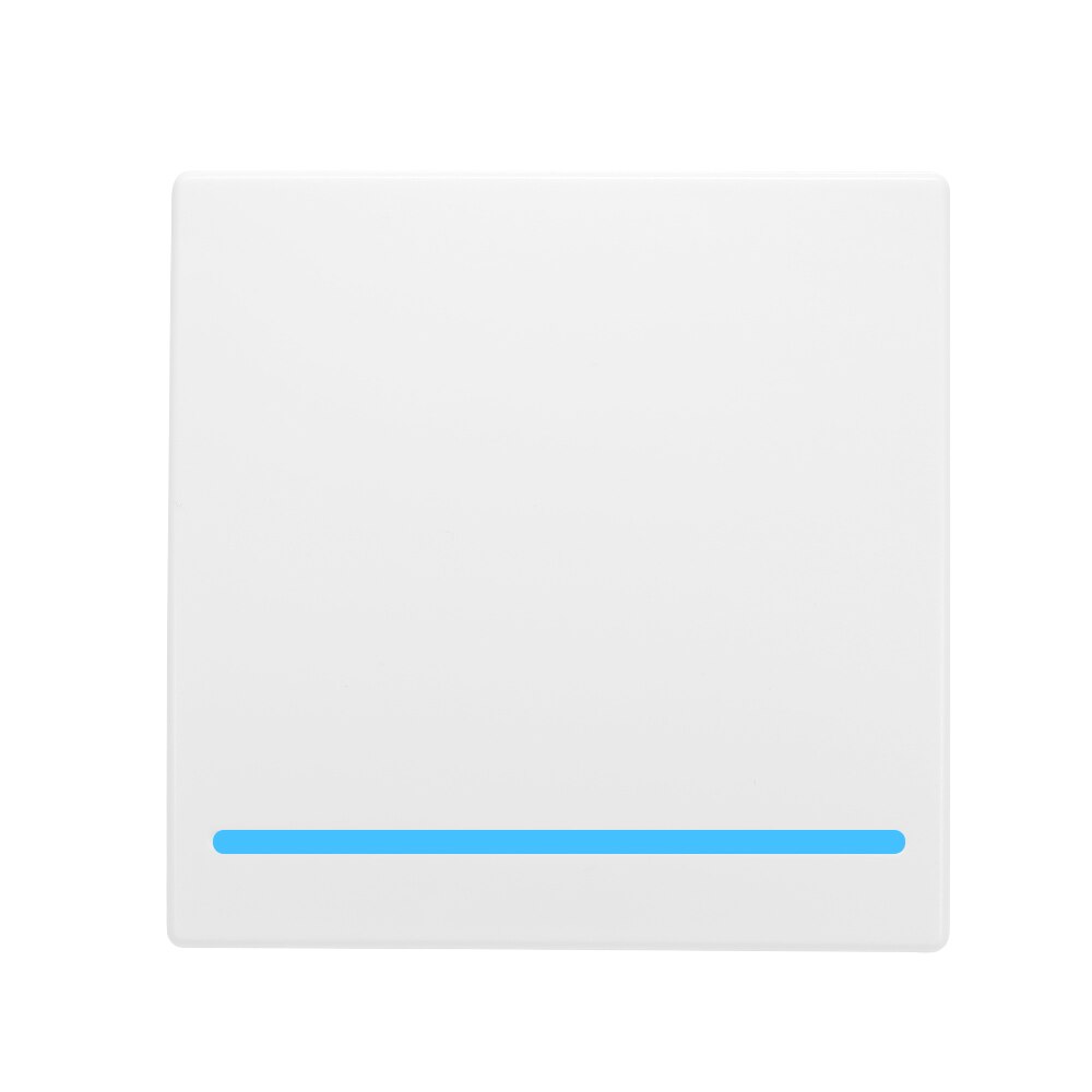 Interrupteur de lumière murale télécommande 3/2/1 Gang 86 Type panneau de commutation 433MHz sans fil APP RF télécommande émetteur: 1 gang