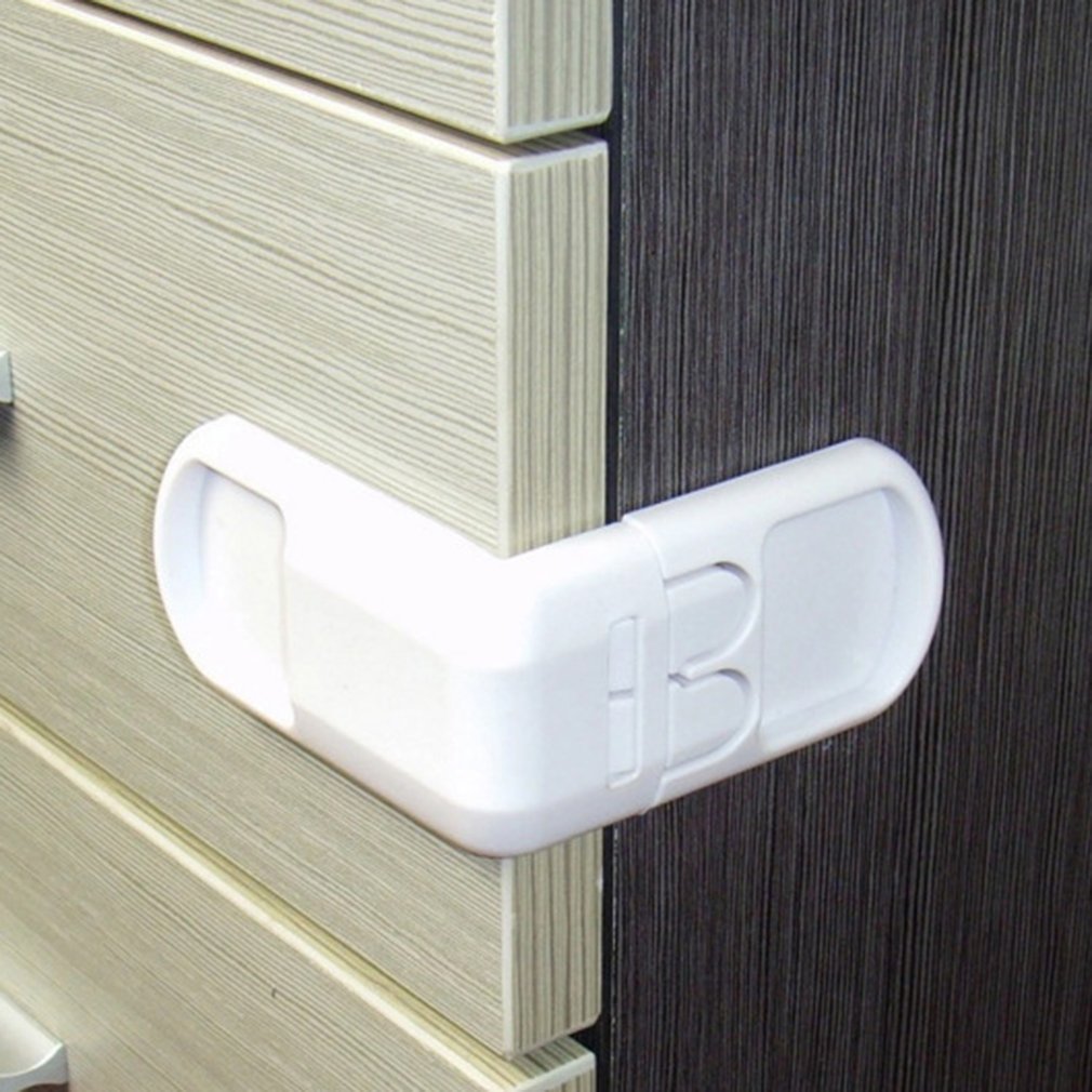 1pc Cabinet Drawer lock For Children Safety Lock Baby Door Safety Buckle Prevent Open Drawer Cabinets Anti Pinch Hand Protect