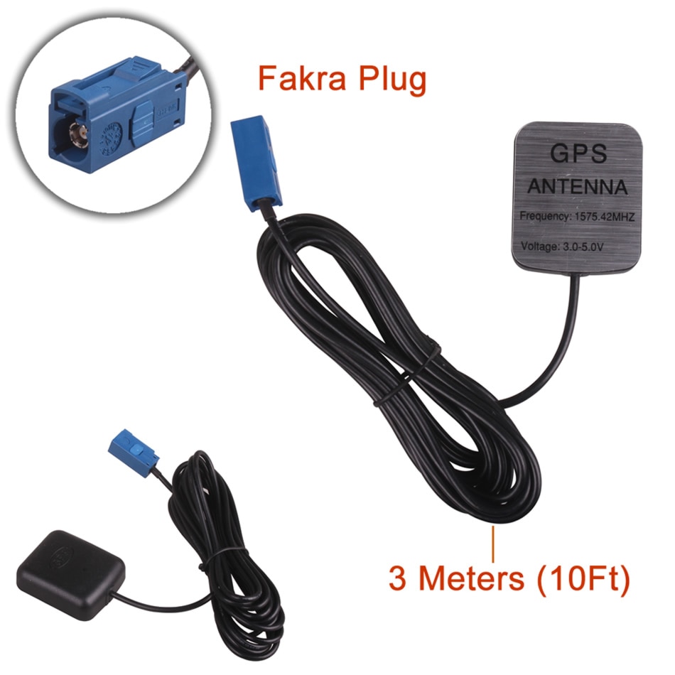 Fakra Plug Male GPS Active Antenna Aerial Plug Con... Grandado