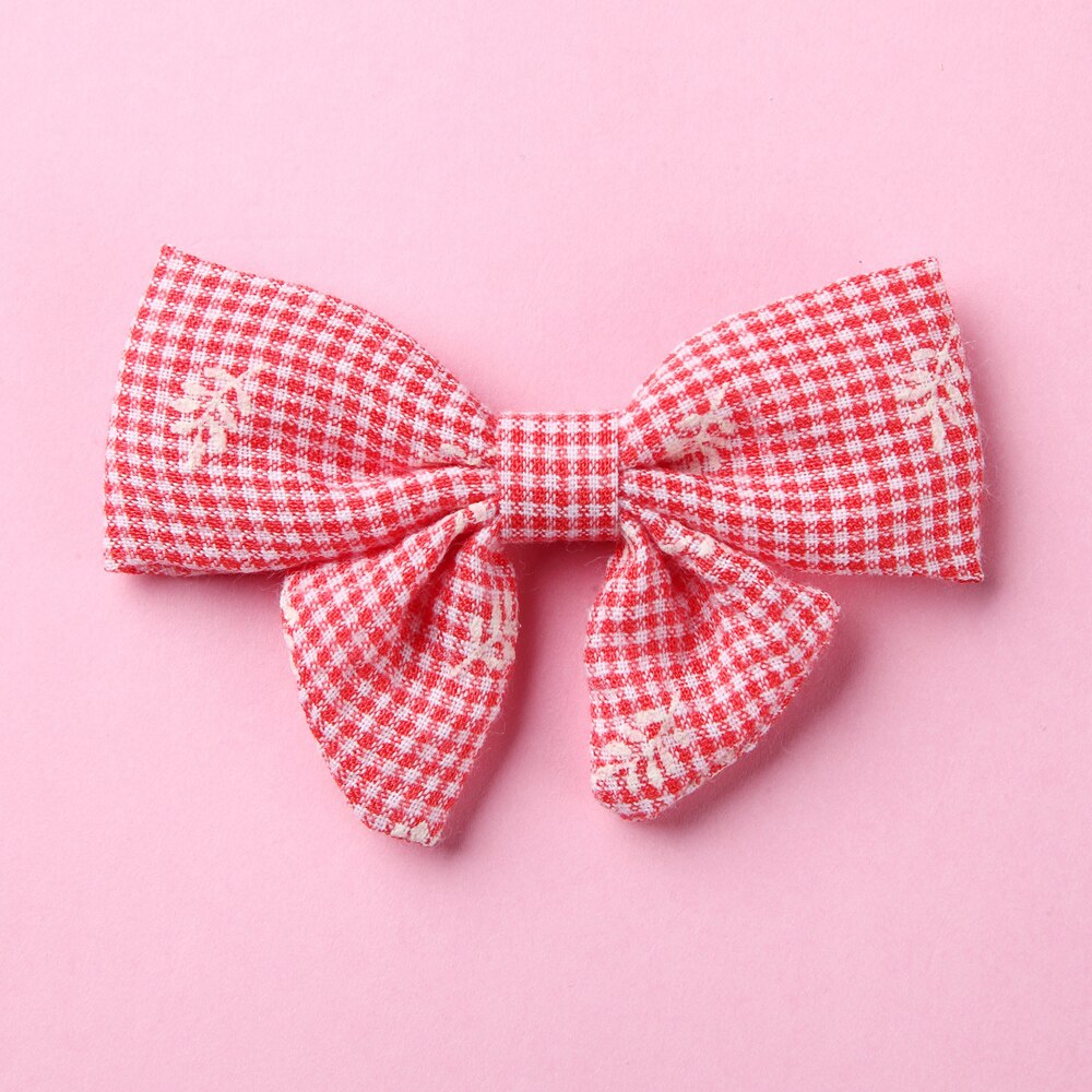 5 Stks/partij Hair Bows Met Clips Voor Kids Kleurrijke Haarspeldjes Haarspelden Baby Meisjes Haarspeldjes Kinderen Haar Accessoires Foto Props