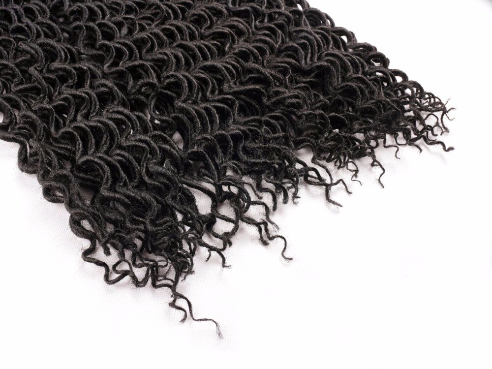 20 Roots Curly Faux Locs Crochet Hair 20'' Soft Braids Darling Soft1 pcs a lot