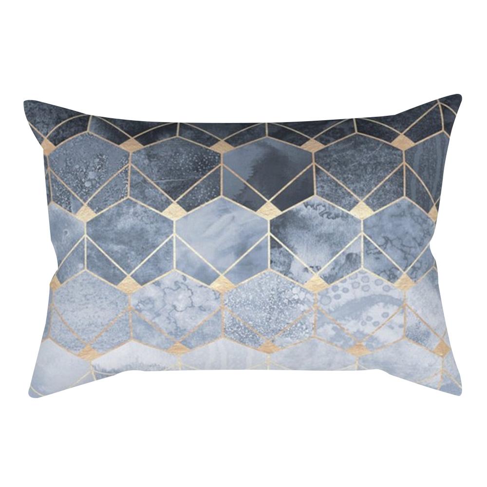 Geometrische streep rechthoekige kussensloop knuffel kussenhoes 30*50 cm woondecoratie slaapkamer woonkamer stijlvol: R