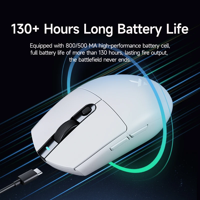 MCHOSE G3 Gaming Mouse Buletooth 2.4G Paw3311 12000DPI Tri-mode Wireless Lightweight Mouse Ergonomics Gamer Laptop PC