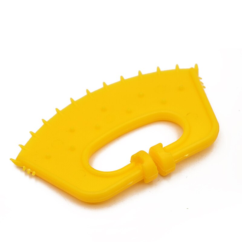 3Pcs Cow Nose Thorn Plastic Calf Cow Cattle Weaning Weaner Anti Sucking Milking Stop Kit Farm Cow Nose Ring Animal Equipments: Yellow