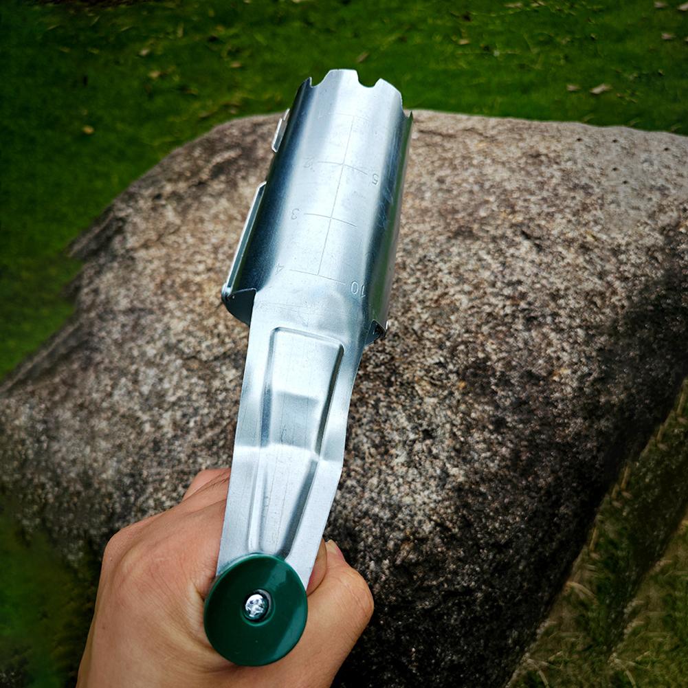Trädgårdsplanteringskärl i metall med galvaniserad stållampa, planteringsverktyg i diameter, cylinder för plantor, blommor, grönsaker, lättvikt