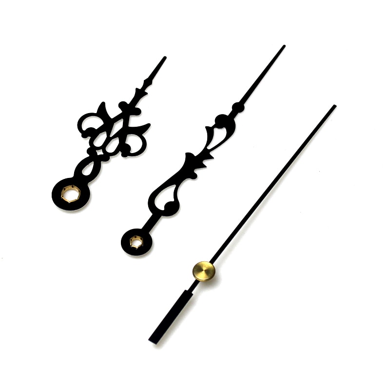 SKP Shaft Clock Hands 9301#black (just hands) Metal Aluminum DIY Hands Quartz Clock Accessory DIY Clock kits