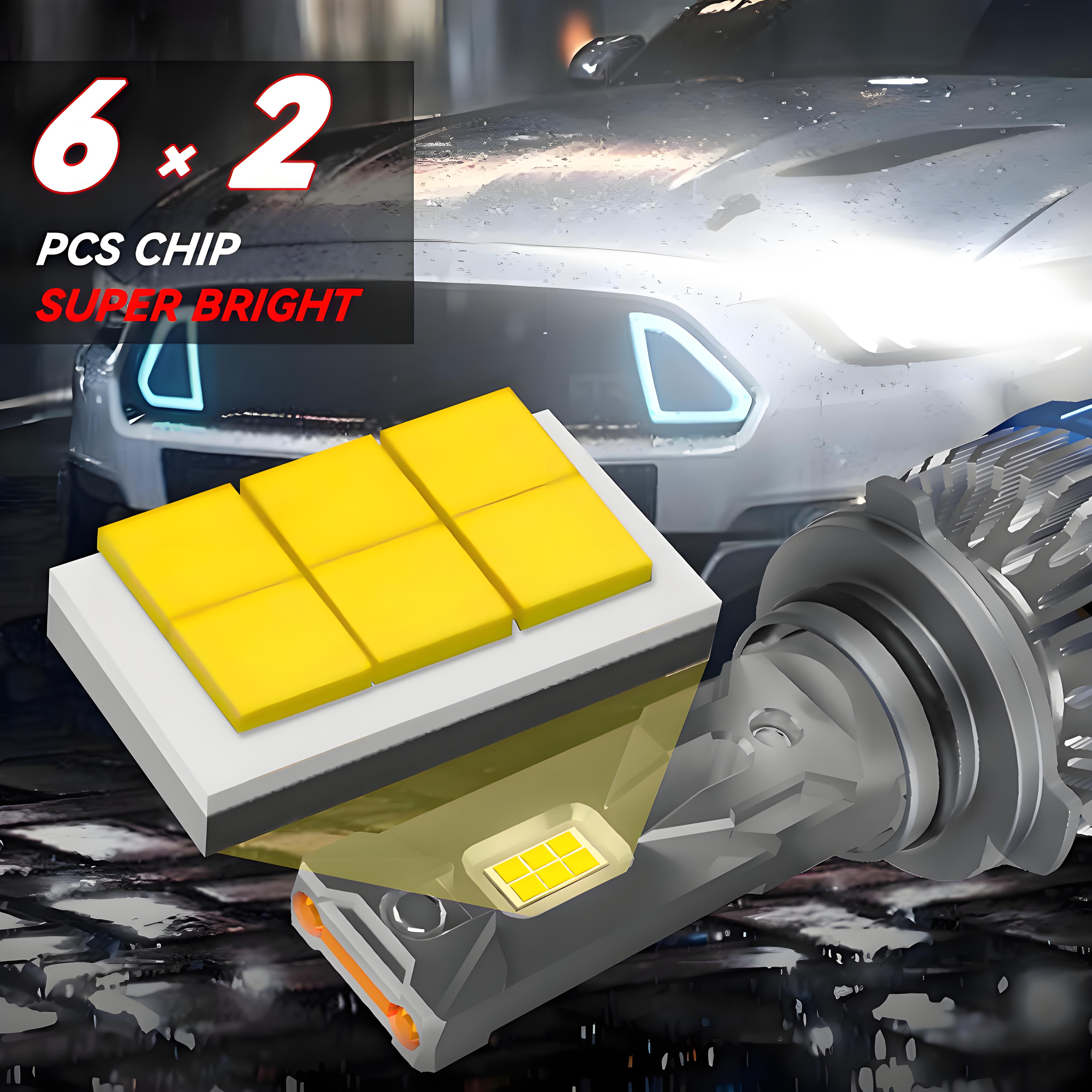 EAGLEVISION bombilla Led para faros delanteros para coches H4 Turbo Canbus 12v 24v 1800W lámpara de alta potencia HB3 HB4 9012 H1 H4 H7 H11 H13