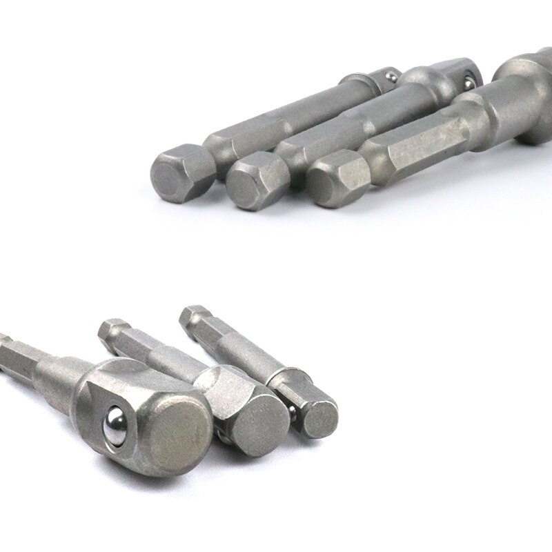 8 Pcs Universal Socket Adapter Bits Set Extension Hex Boor Moer Socket 1/4 "3/8" 1/2 "Drijfstang boor