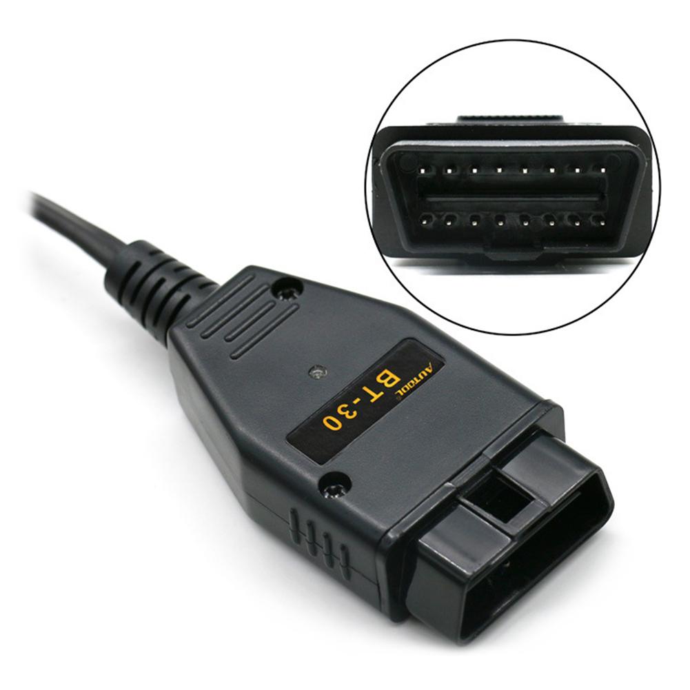AUTOOL BT-30 Car OBD2 Battery Replacement Tool Emergency Power Supply Cable MGO3