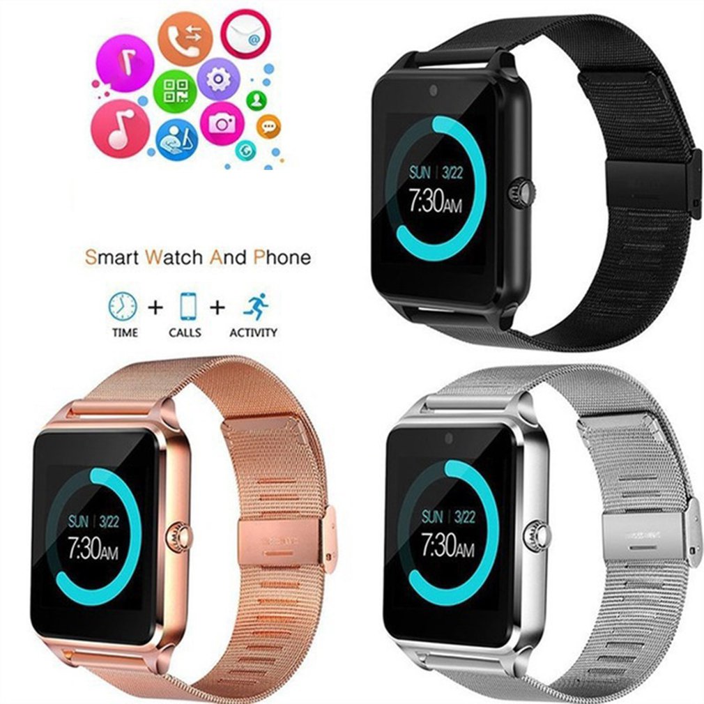 Z60 Waterdicht Wrist Smart Horloge Stappenteller Stopwatch Anti-verloren Functie Smart Wekker Sedentaire Herinnering