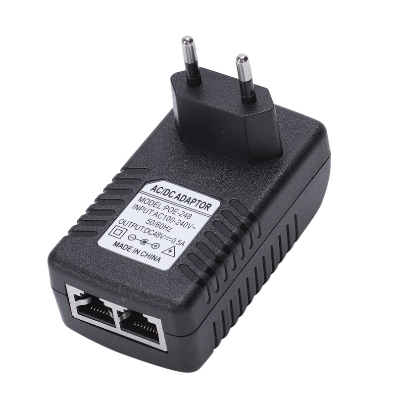 Power Supply Ethernet POE Injector Adapter for IP Phone Gateway IP Camera