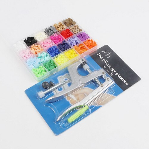 U form fäste snäpptång kam knapp  + 150 set  t5 plast harts tryckknapp tryckknapp tyg knapp press maskin syverktyg: Stil 3