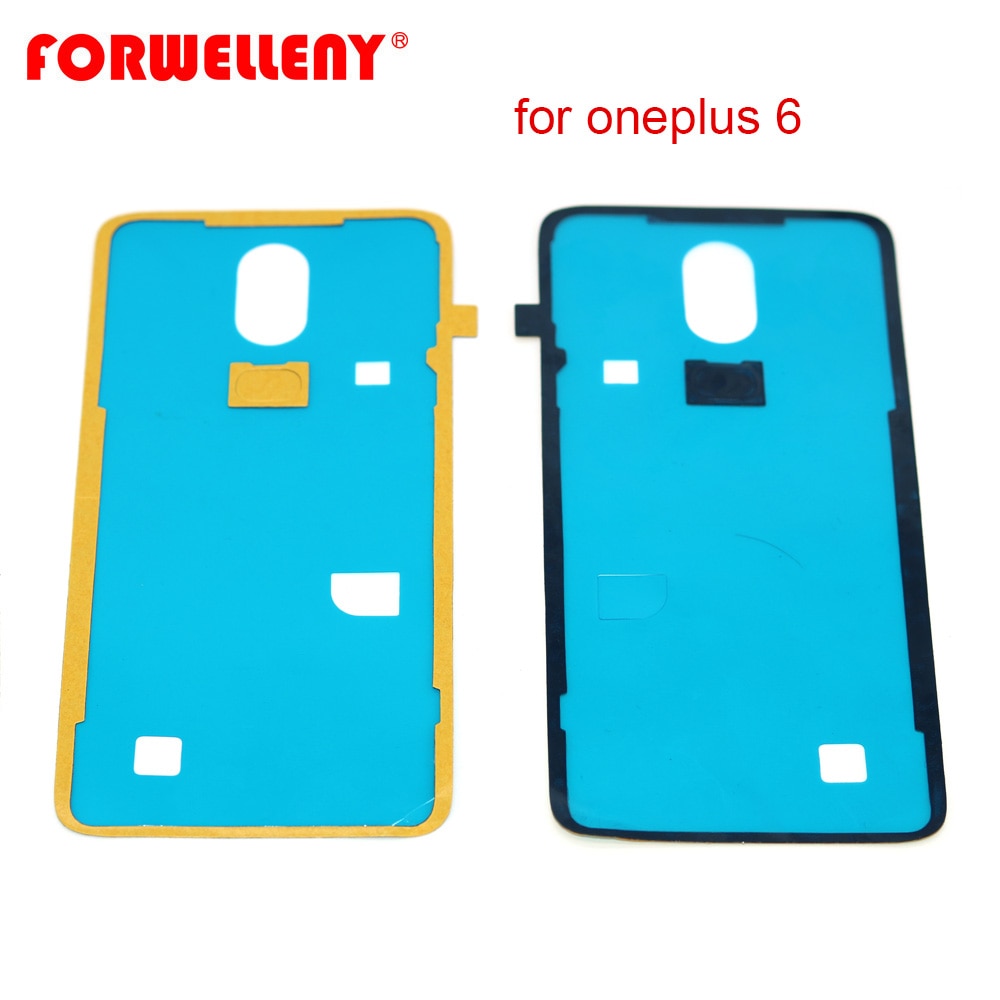 Voor OnePlus6 Oneplus 6 A6000 A6003 Terug Batterij Deur Glass Cover Sticker Lijm