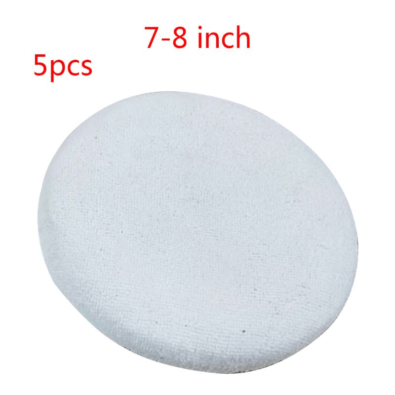 5pcs Polishing Bonnet Buffer Pad Microfiber Bonnet Car Polisher Pad Cover for Car Paint Care 5-6" 7-8" 9-10" 3 Sizes: W-2