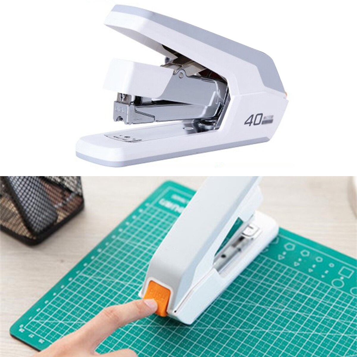 40 Sheet Capacity Stapler Easy-To-Reload Heavy Duty Stapler for Home Office School Metal Stapler staples office accessories