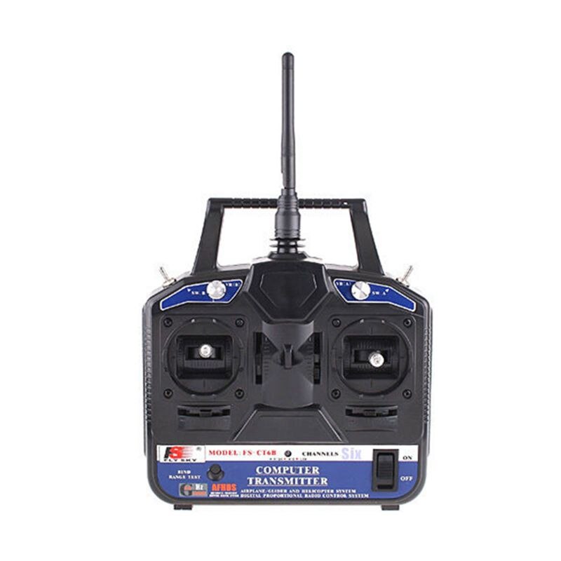 Flysky FS-CT6B CT6B 2.4G 6CH Radio Zender + FS-R6B 6CH Ontvanger