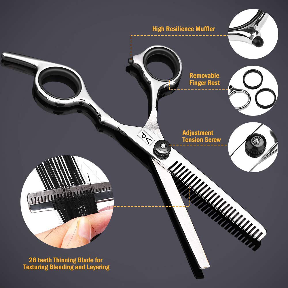 Stainless Steel haircut Scissors Cutting And Thinning Tools Hair Scissors For Barber Shop Supplies