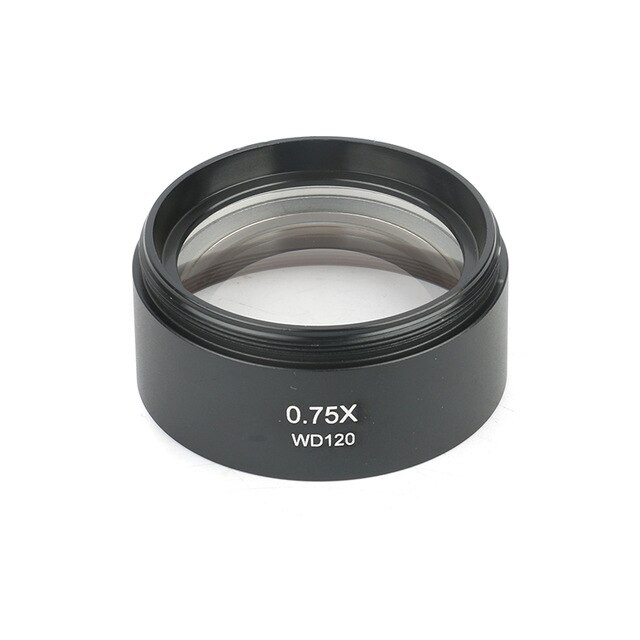 0.3X 0.5X 0.7X 2.0X 1X Auxiliary Objects Lens Industry Microscope Camera Lens Thread 48mm For Trinocular Stereo Zoom Microscope: 0.75X