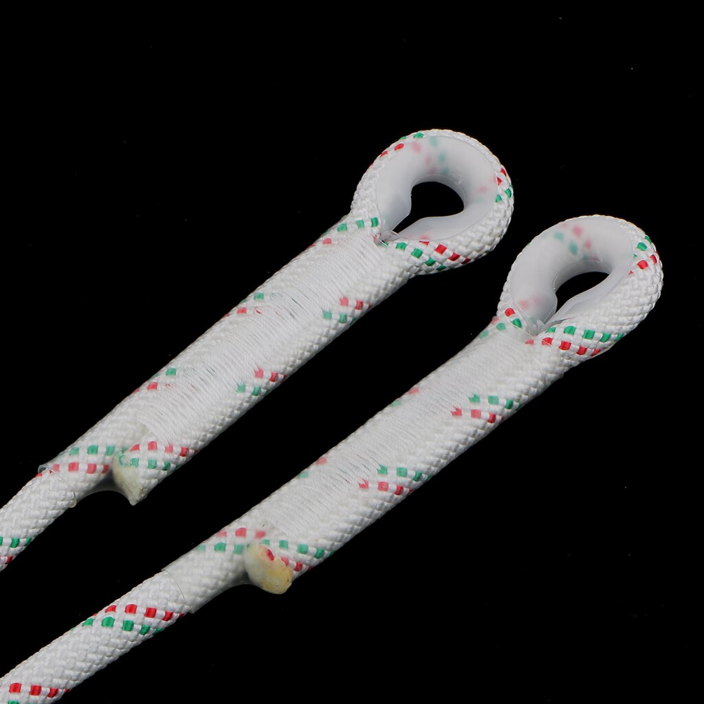 Outdoor Climbing Equipment 1PC 1M/1.5M 22KN Safety Rope Dynamic Rope Lanyard White Rock Climbing Accessory Fall Protection