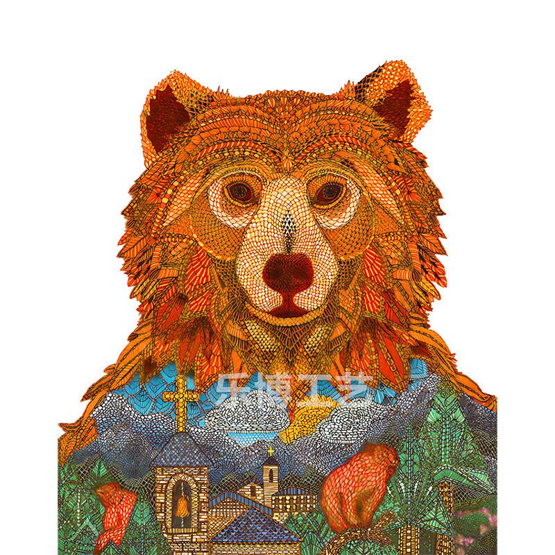 Puzzle en bois de terre de grande taille A3, irrégulier, Animal, Unique, pour adultes et enfants, 300 pièces: CHERRY