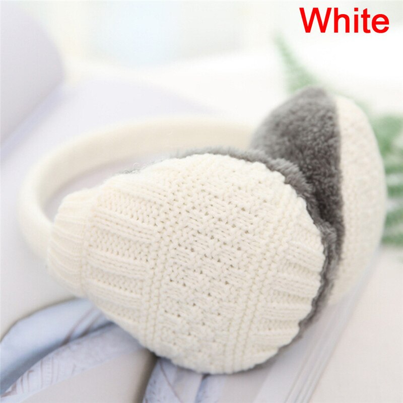 1PCS Winter Warm Knitted Earmuffs Children Ear Muffs For Boy Earmuffs For Girls Baby Ear Warmers 3 Colors