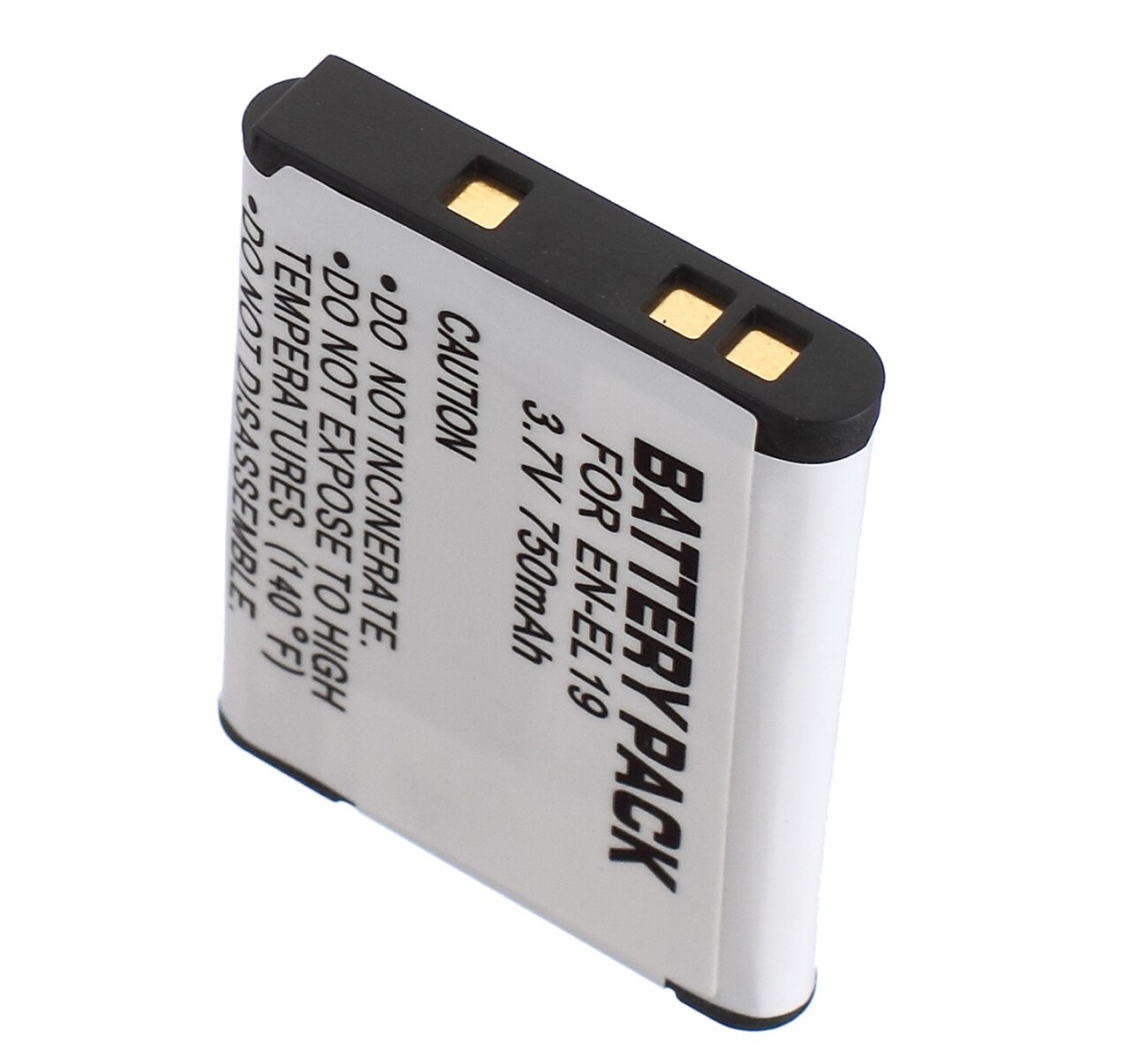 Batterie pour Nikon EN-EL19, EN-EL 19, ENEL19, ENEL 19 Batteries Lithium-ion rechargeables