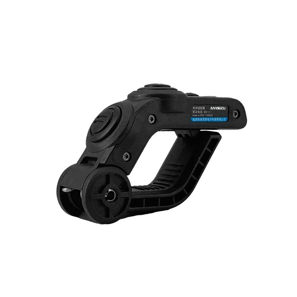 Anysecu NEUE BT-PTT Adapter BT-X1/X2 kabellos-kompatibel PTT Headset PTT Für Y15 ZELLO Walkie Talkie GT12 Bluetooth PTT: rot
