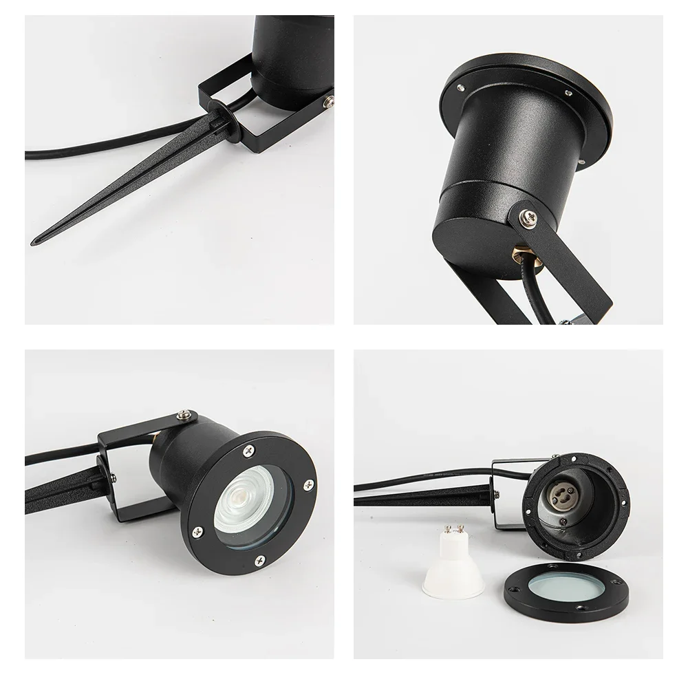 LED Garten Beleuchtung IP65 6W draussen Spitze Rasen Lampe Wasserdichte Lampe LED Licht Garten Weg Strahler AC110V 220V