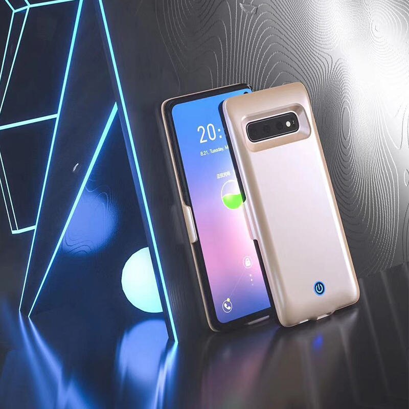 Araceli robić Samsung galaktyka S10E etui na baterie 7000 Mah ładowarka Capa moc Bank robić Samsung galaktyka S10E etui na baterie: złoto