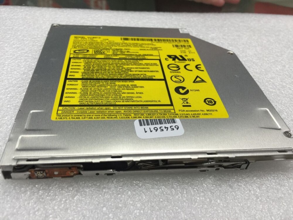 Unidad óptica para Apple Macbbook 13, 13,3 pulgadas, 2006, 2007, A1181, DVD, SuperDrive, 8X, DVD-RW, DL, Burner, 24X, escritor de CD-R,