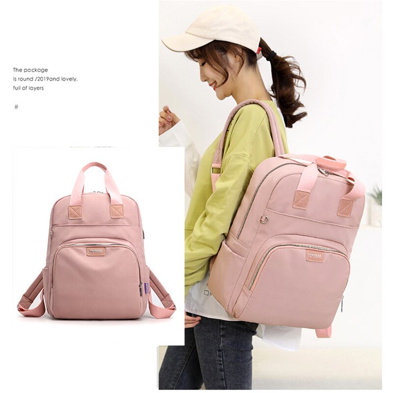 Sac à dos chargeur USB pour filles, hommes, femmes, voyage, cartable pour garçons et adolescents