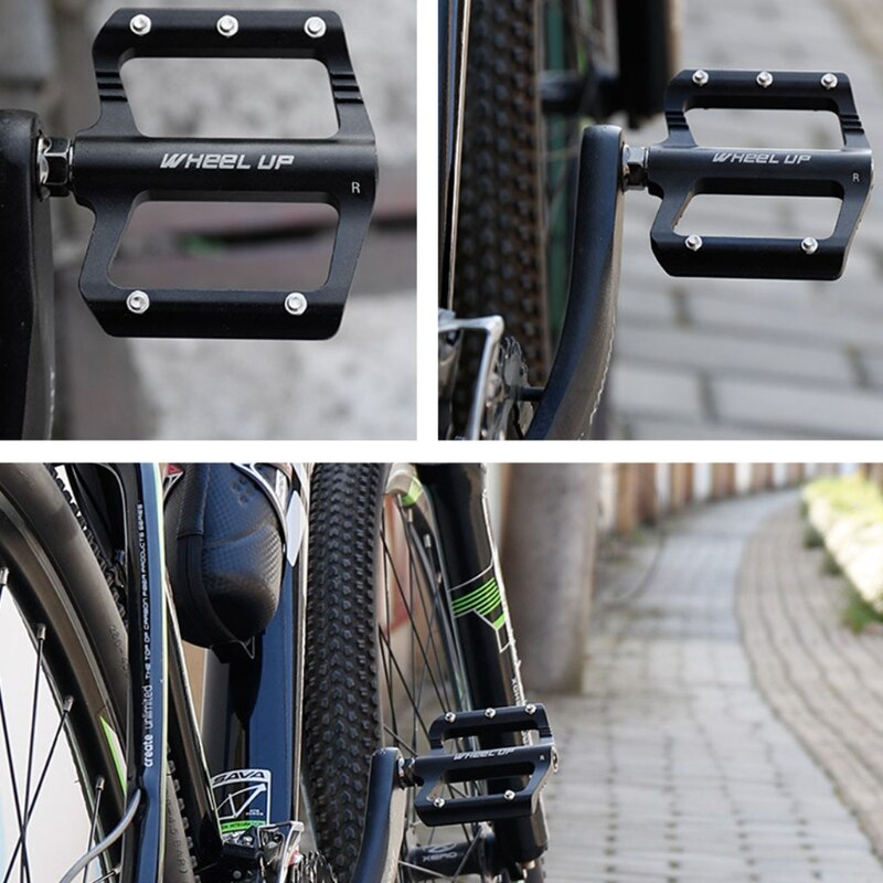 Pédales de vélo - OMABETA - Alliage d'aluminium - Antidérapantes - Conception ergonomique - 2
