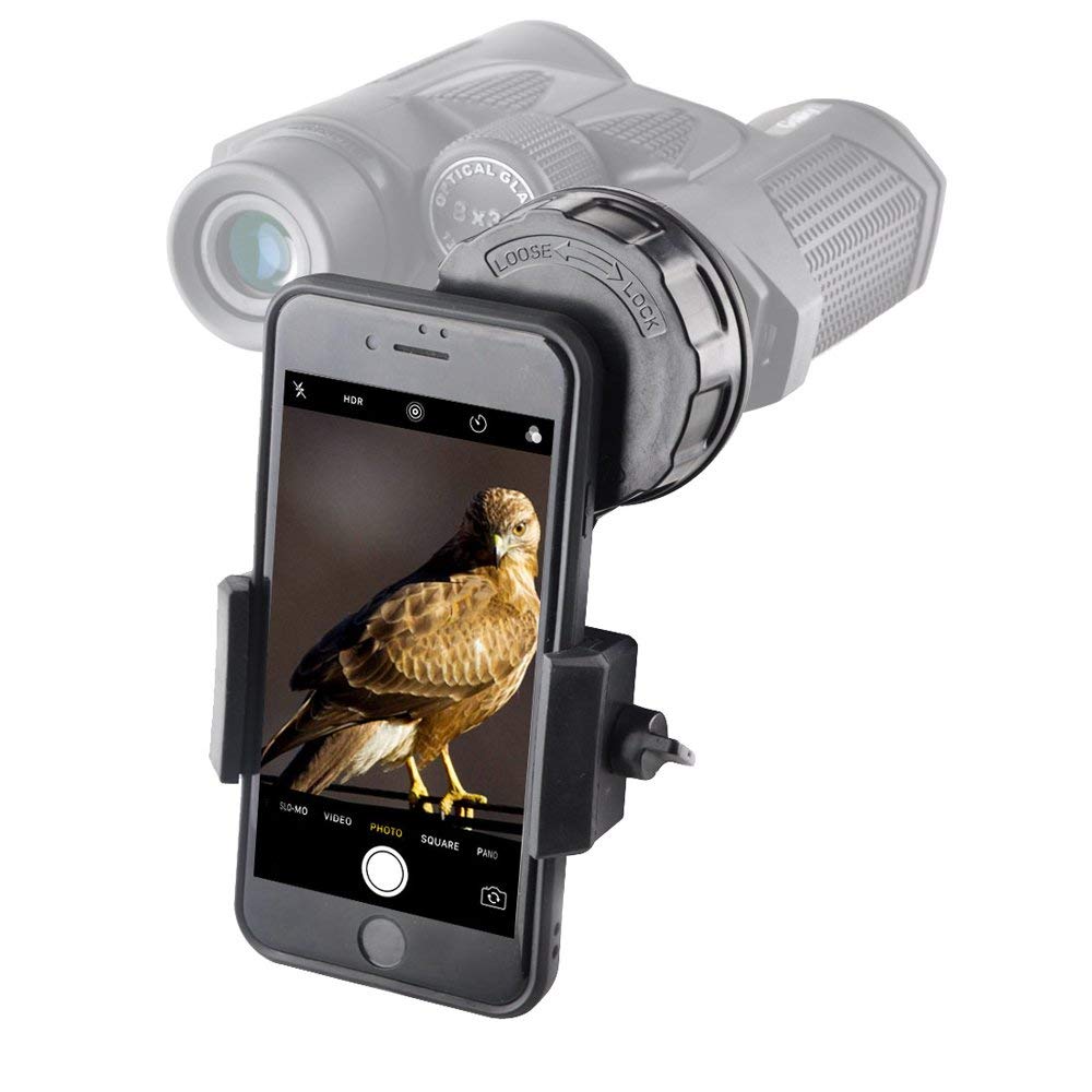 Telefon astronomi teleskopfäste adapter kikare hållare 55-98mm bredd
