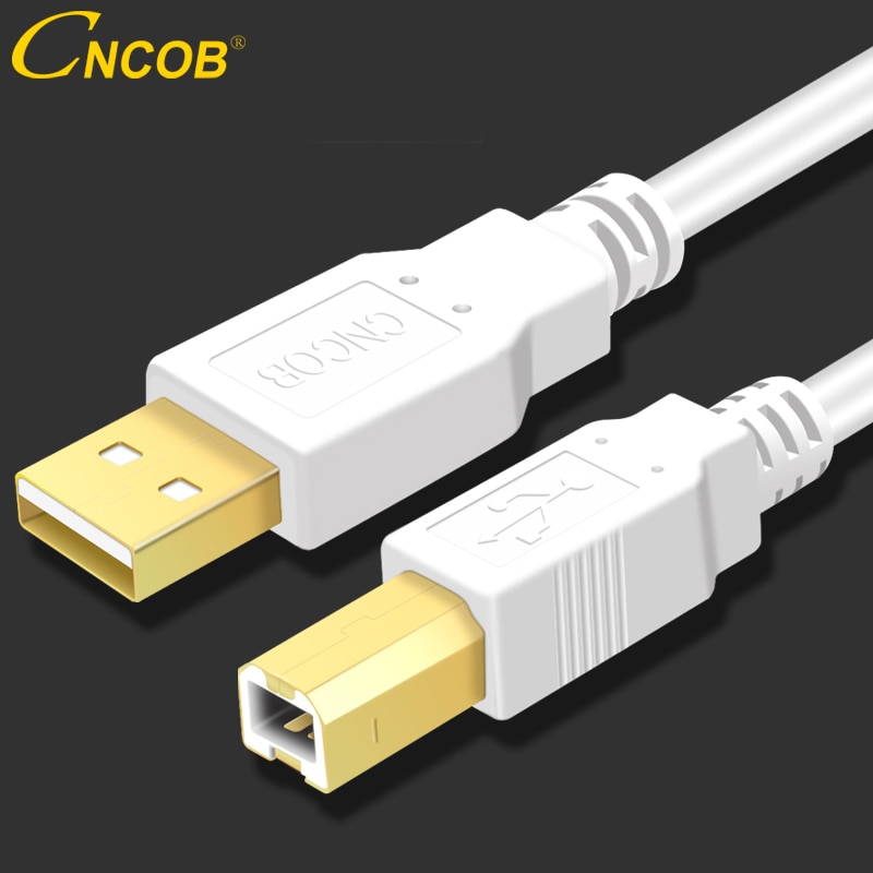 CNCOB USB Printer Kabel USB Type B Male naar EEN Mannelijke USB 2.0 Kabel voor Canon Epson HP ZJiang Label printer DAC USB Printer