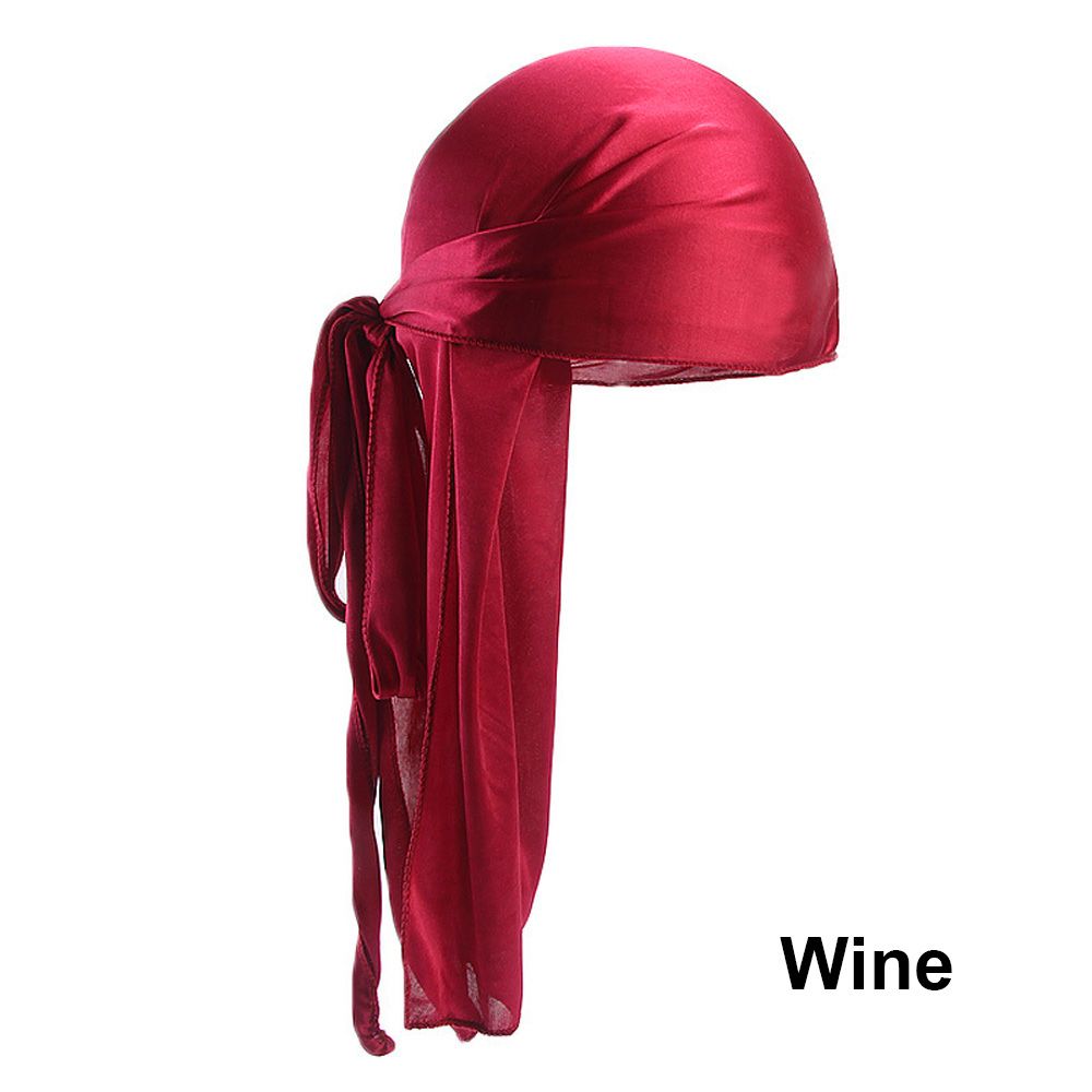 Bandana elástica ajustable para hombre y mujer, gorro de seda para quimio, para la cabeza, Baotou, 10 colores: Caqui oscuro